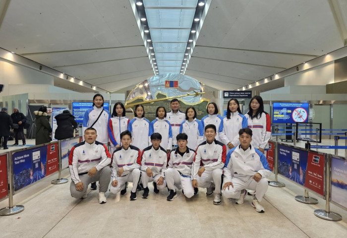 Жүдо бөхийн өсвөрийн баг тамирчид Бахрейн улсад болох Залуучуудын Азийн наадамд оролцохоор эх орноосоо мордлоо