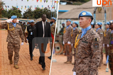 Энхийг сахиулагчдын ёслолын жагсаалын даргаар “Тэнгисийн эрэг дээрх 24/7” шоуны оролцогч, ахмад М.Билгүүн үүрэг гүйцэтгэжээ