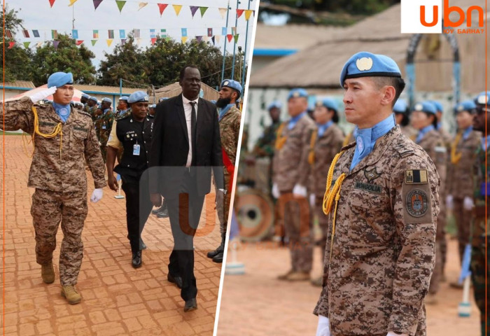 Энхийг сахиулагчдын ёслолын жагсаалын даргаар “Тэнгисийн эрэг дээрх 24/7” шоуны оролцогч, ахмад М.Билгүүн үүрэг гүйцэтгэжээ