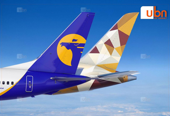 МИАТ ТӨХК, Etihad Airways компаниуд хамтын ажиллагаагаа эхлүүллээ