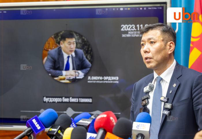 ХЗДХ-ийн сайд Б.Энхбаяр Л.Оюун-Эрдэнийн ЗГ-ын нээлттэй хуралдааны бичлэгийг ДЭЛГЭЛЭЭ