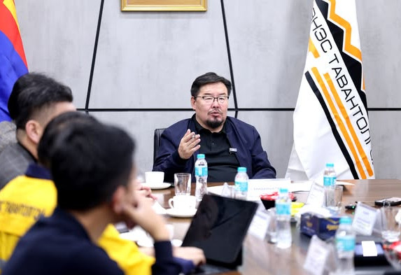 МОНГОЛ УЛСЫН ЕРӨНХИЙ САЙД Г.ЗАНДАНШАТАР “ЭРДЭНЭС ТАВАНТОЛГОЙ” ХК-Д АЖИЛЛАЛАА