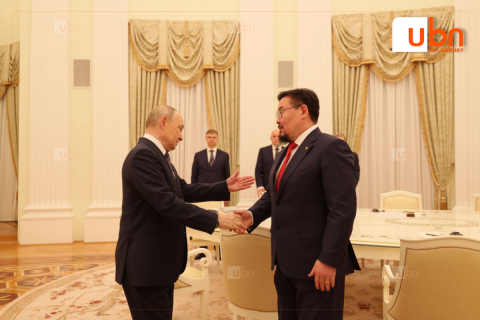 Ерөнхий сайд Г.Занданшатар ОХУ-ын Ерөнхийлөгч В.В.Путинд бараалхлаа