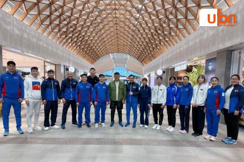 Ё.Басхүү, Л.Энхрийлэн тэргүүтэй тамирчид “Абу Даби“-гийн Их дуулгад оролцохоор мордлоо