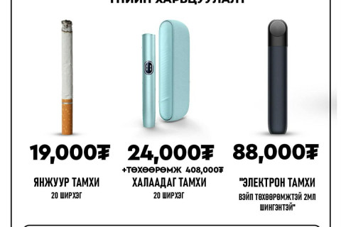 Тамхины үнэ хэд болох вэ