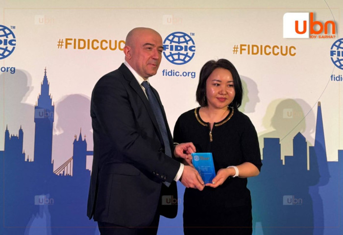 Сэлбэ 20 минутын хот төслийн FIDIC гэрээний зөвлөх оны шилдгээр шалгарлаа