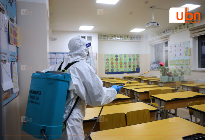 Нийслэлийн 182 сургуульд ариутгал халдваргүйжүүлэлт хийж эхэллээ