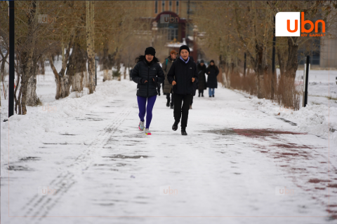 Улаанбаатарт -9 хэм хүйтэн, ялимгүй цастай