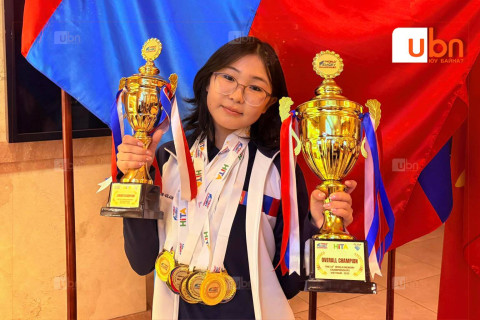 О.Наранзул ой тогтоолын дэлхийн аварга болж, 10 сая төгрөгийн эзэн болжээ