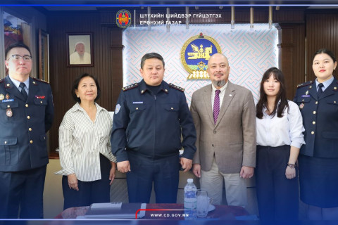 Нэгдсэн үндэстний байгууллагын мансууруулах бодис, гэмт хэрэгтэй тэмцэх албаны төлөөллийг хүлээн авч уулзлаа