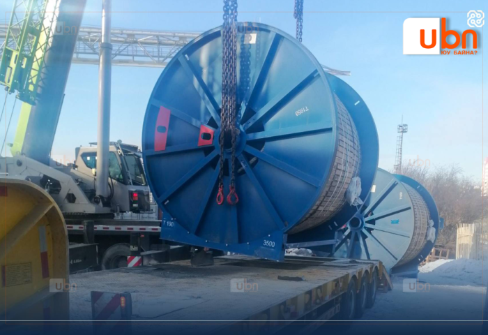 Дүүжин тээврийн ган татлага гаалийн талбайд буулаа