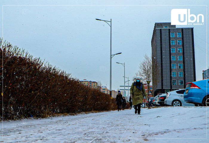 ЦАГ АГААР: Улаанбаатарт өнөөдөр -8 хэм хүйтэн байна