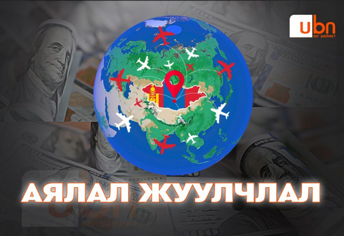 VISUAL TOIM: Монгол Улс 2025 онд 420 мянган аялагч хүлээн авч 527 сая ам.долларын орлого олсон ч гадагш чиглэсэн аялалд 845 сая ам.доллар алдав