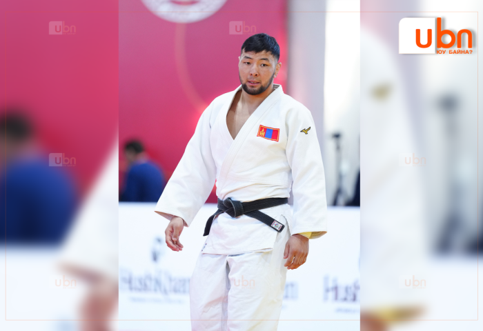 МУГТ Б.Баасанхүүгийн нөхөр Г.Болор-Очир жин өгсөж барилдан эхний тойрогтоо яллаа