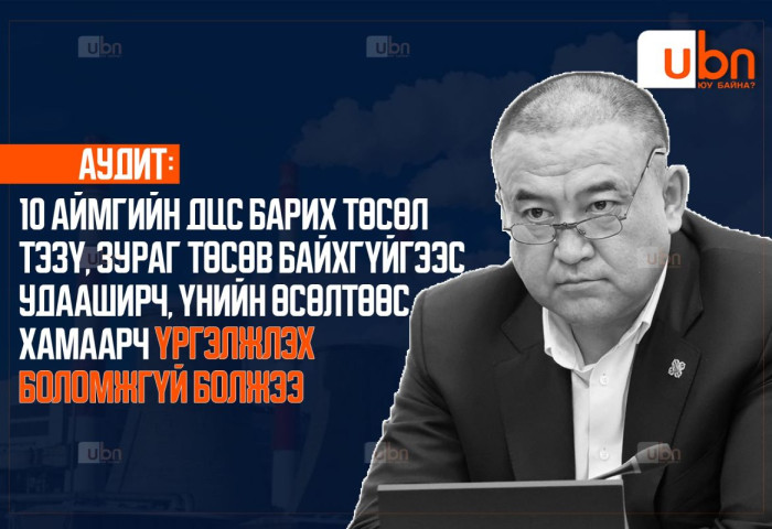 АУДИТ: 10 аймгийн ДЦС барих төсөл ТЭЗҮ, зураг төсөв байхгүйгээс удааширч, үнийн өсөлтөөс хамаарч үргэлжлэх боломжгүй болжээ