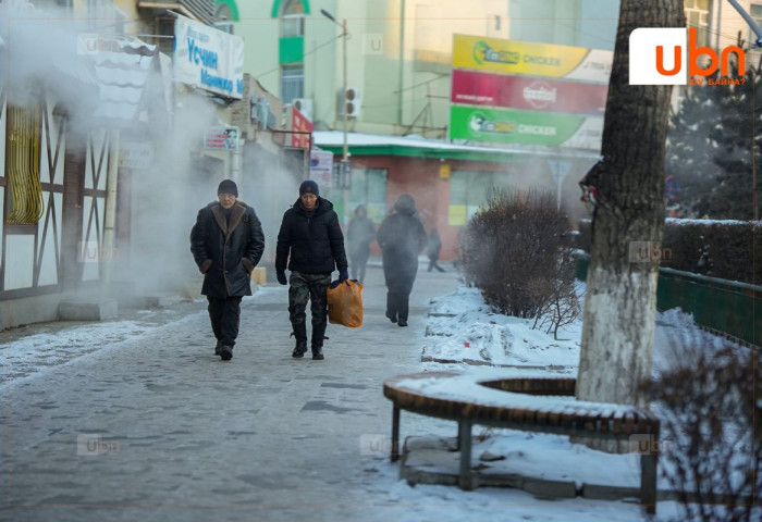 ЦАГ АГААР: Маргааш Улаанбаатарт -13 хэм хүйтэн