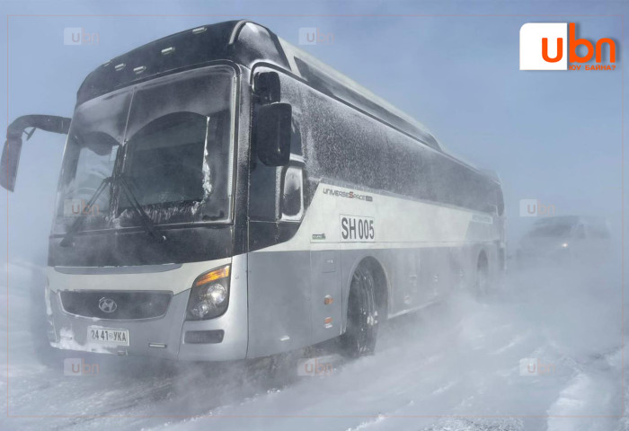 Дорнод Улаанбаатар чиглэлийн нийтийн тээврийг түр зогсоолоо