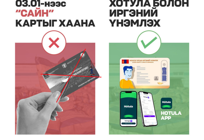 “Сайн” картын хэрэглээг ирэх сарын 1-нээс зогсооно