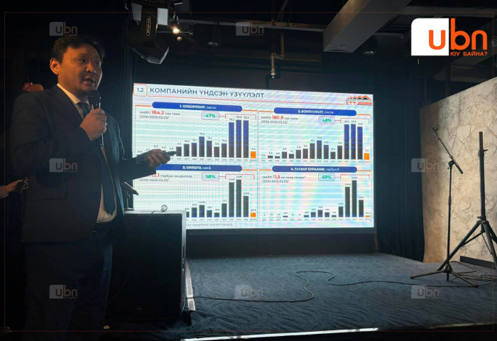 ШУУД: 1072 хувьцааны ногдол ашиг болон бусад асуудлаар “Эрдэнэс Тавантолгой” ХК-иас танилцуулга хийж байна