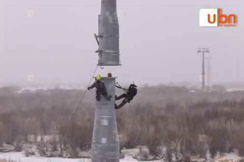 Дүүжин тээврийн 19 тулгуур баганыг суурилуулж дуусчээ