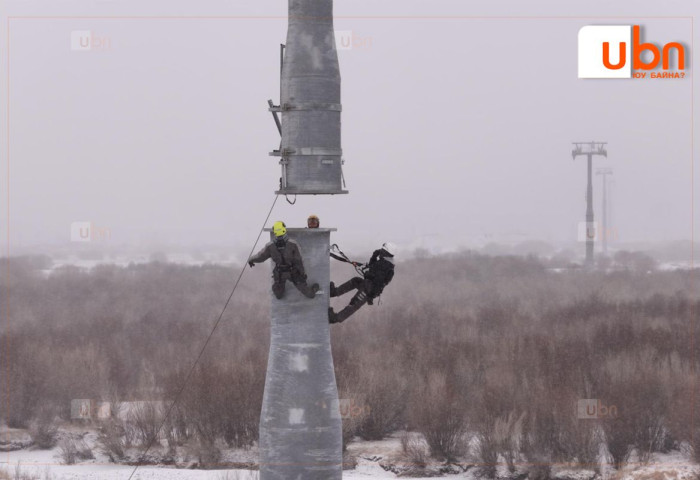 Дүүжин тээврийн 19 тулгуур баганыг суурилуулж дуусчээ