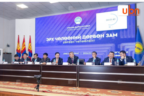 Хатгал-Ханх чиглэлийн 180 км хатуу хучилттай замын барилгын ажил эхэлнэ