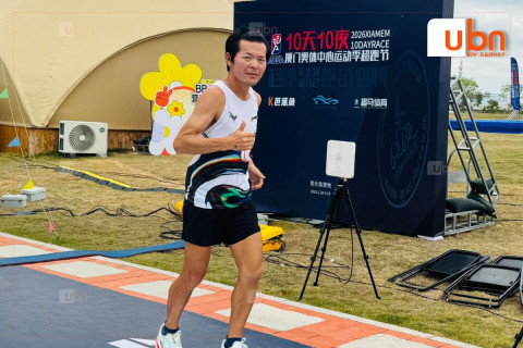 Олон өдрийн гүйгч Б.Буджаргал 217 цаг тасралтгүй гүйж байна