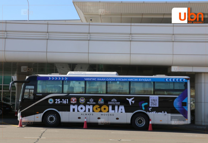 “Чингис хаан” олон улсын нисэх буудал руу автобус 24 цагаар үйлчилж байна
