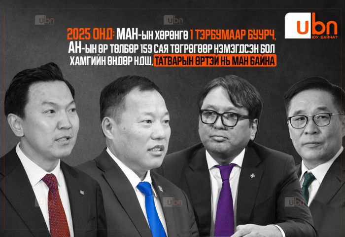 2025 ОНД: МАН-ын хөрөнгө 1 тэрбумаар буурч, АН-ын өр төлбөр 159 сая төгрөгөөр нэмэгдсэн бол хамгийн өндөр НДШ, татварын өртэй нь МАН байна