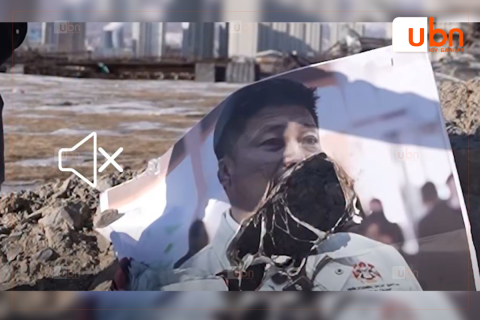 ЦЕГ: Хотын дарга Х.Нямбаатарын зургийг шатаасан гэх асуудлыг шалгаж байна