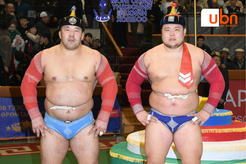 Наурызын барилдаанд улсын заан Д.Хүдэрбулга түрүүллээ