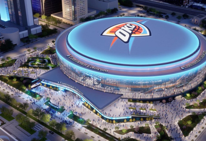 Okлахома Сити Тандер баг 2028 оны улирлыг шинэ ордондоо эхлүүлнэ