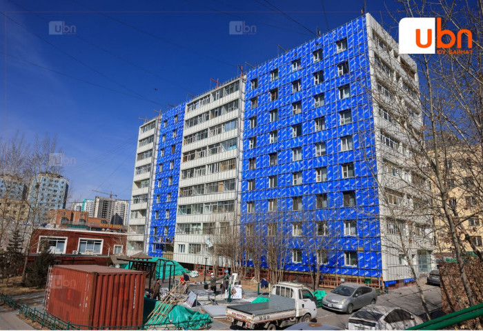 Улаанбаатар хотын угсармал орон сууцуудыг дулаалах төсөл хэрэгжиж байна