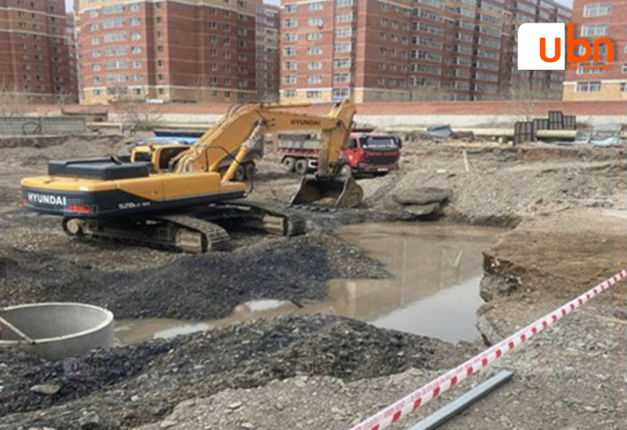 Барилгын суурийн усыг Дунд гол руу нийлүүлж байжээ