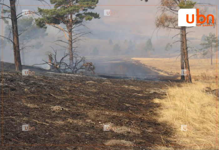 Сүхбаатар аймагт бүртгэгдсэн хээрийн гурван түймрийг унтраахаар ажиллаж байна