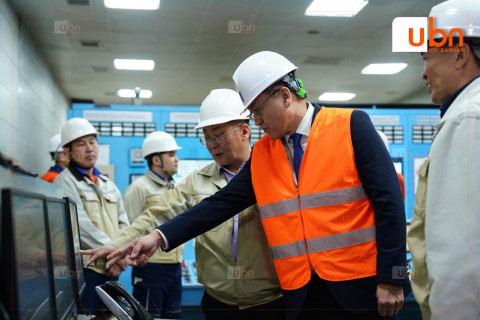 Эрчим хүчний сайд Б.Найдалаа “ДЦС-3” ТӨХК дээр ажиллаж, өнөөгийн нөхцөл байдалтай танилцлаа