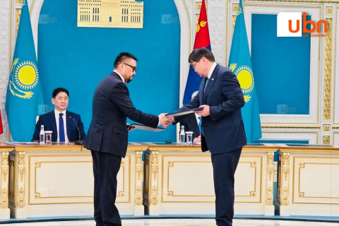 АЙЛЧЛАЛ: Монгол Казахстан улсын Сангийн яам хооронд харилцан ойлголцлын санамж бичиг байгууллаа