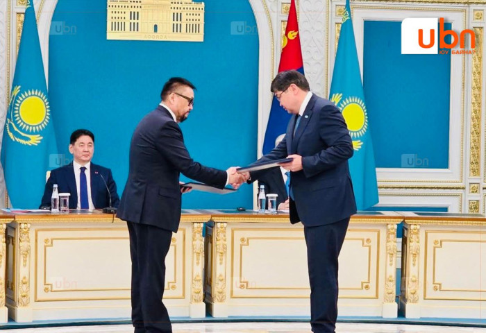 АЙЛЧЛАЛ: Монгол Казахстан улсын Сангийн яам хооронд харилцан ойлголцлын санамж бичиг байгууллаа