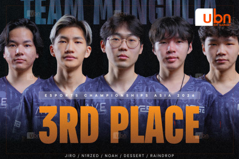 Монгол Улсын шигшээ баг PUBG Mobile төрлөөр гуравдугаар байрт орлоо