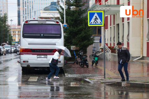 Маргааш Улаанбаатарт 16 хэм дулаан, бага зэргийн бороотой