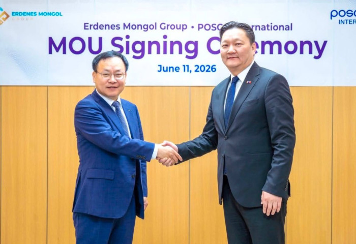 “Эрдэнэс Монгол“ нэгдэл БНСУ-ын “Posco international” корпорацтай хамтын ажиллагааны санамж бичиг байгууллаа