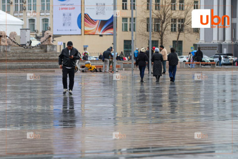 Улаанбаатарт 21 хэм дулаан, бага зэргийн бороотой