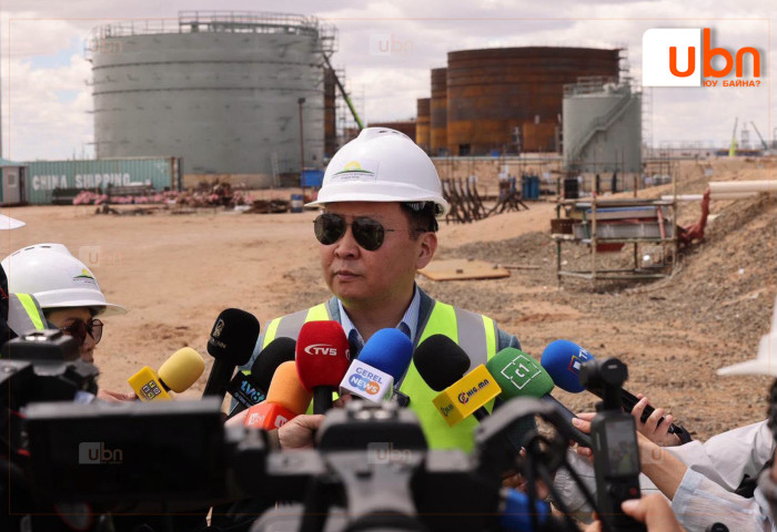Э.Бат-Амгалан: Газрын тос боловсруулах үйлдвэрийг 2028 оны эхний хагаст ашиглалтад оруулахад салбараас шаардагдах бүх зүйлийг дэмжинэ