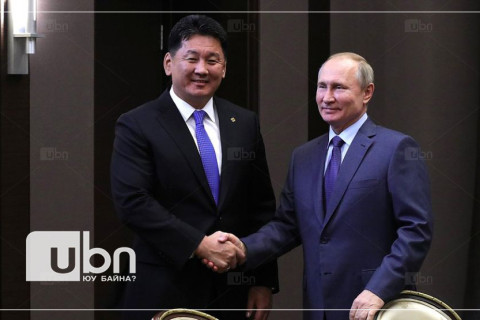 ОХУ-ын Ерөнхийлөгч Путин ялалт байгуулсан У.Хүрэлсүхэд мэндчилгээ дэвшүүлжээ