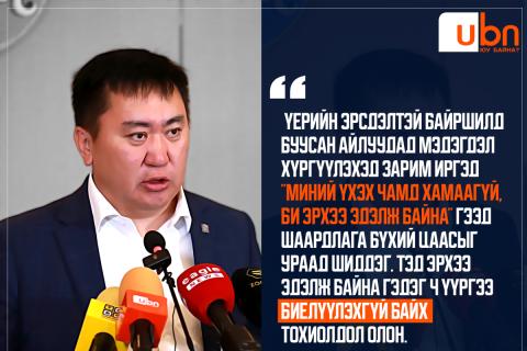 Б.Загдсамбар: Үерийн эрсдэлд байгаа айлуудад мэдэгдэл хүргүүлэхэд “Миний үхэх чамд хамаагүй, би эрхээ эдэлж байна“ гээд шаардлага бүхий цаасыг ураад шиддэг