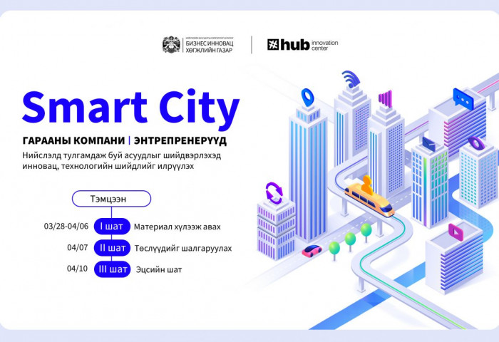 Шинэ санаа, бүтээлч шийдлийг шалгаруулах “Smart City” тэмцээн зарлагдлаа