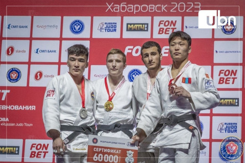 Жүдочид Хабаровскоос таван медаль хүртжээ
