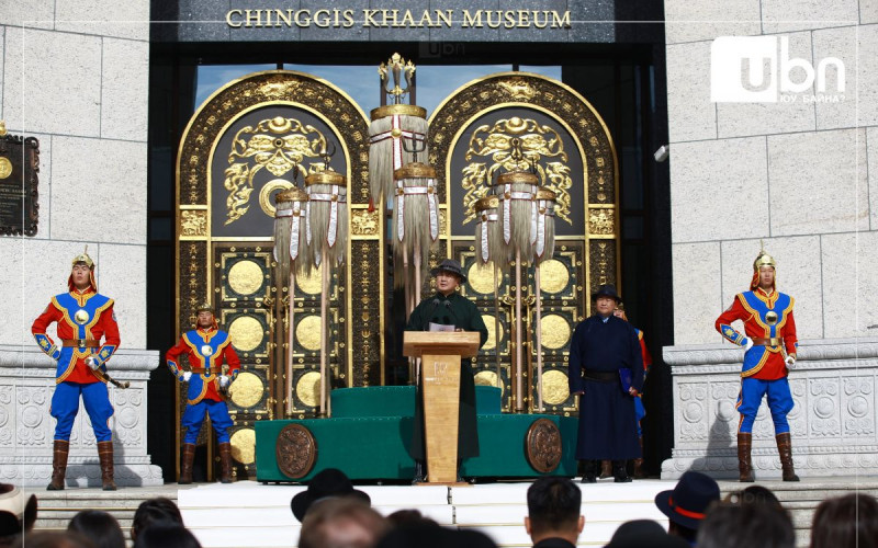 ФОТО: “Чингис хаан“ музей нээлтээ хийж байна