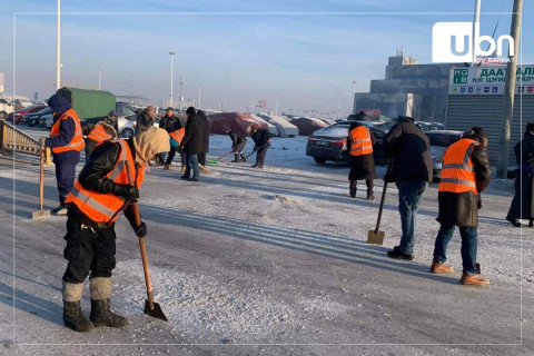 Нийтийн эзэмшлийн 185 га зам талбайн цас мөсийг цэвэрлэж, иргэдийн эрүүл, аюулгүй орчинг бүрдүүлжээ