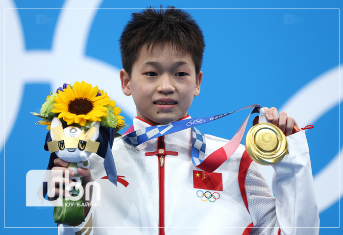 ТОКИО 2020: БНХАУ-ын тамирчин 14 насандаа олимпын аварга болжээ